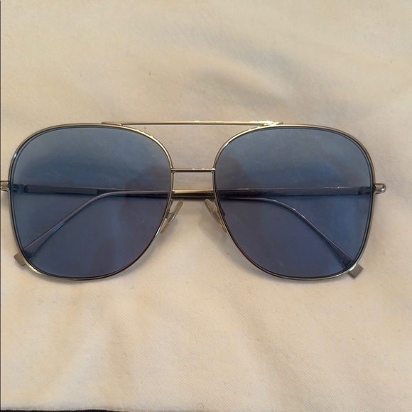 Fendi Accessories - Fendi Blue Aviator Sunglasses